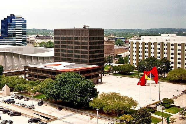 Calder Plaza, Grand Rapids, Michigan, USA