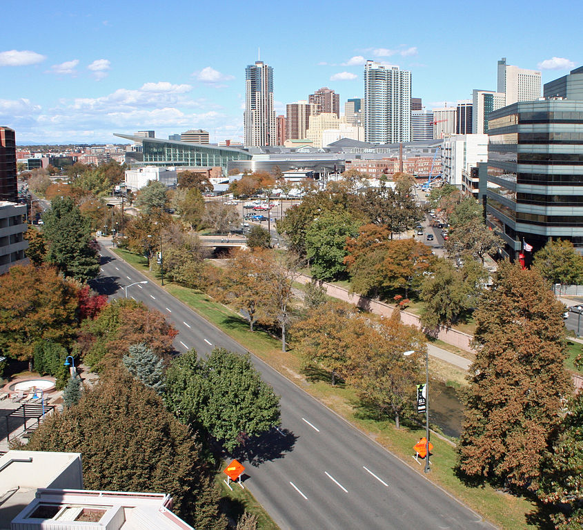 Speer Boulevard, Denver, Colorado, USA